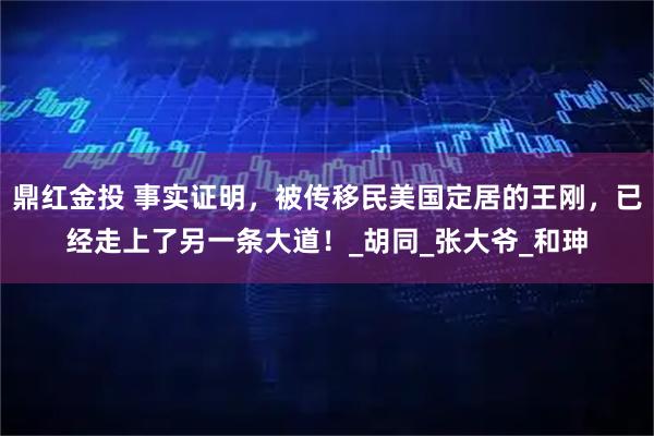 鼎红金投 事实证明，被传移民美国定居的王刚，已经走上了另一条大道！_胡同_张大爷_和珅